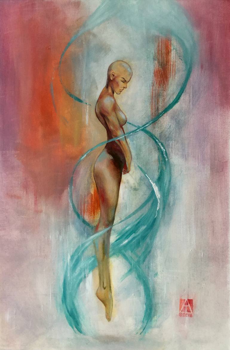 770x1172 Saatchi Art Aurora's March - Book Cover Painting