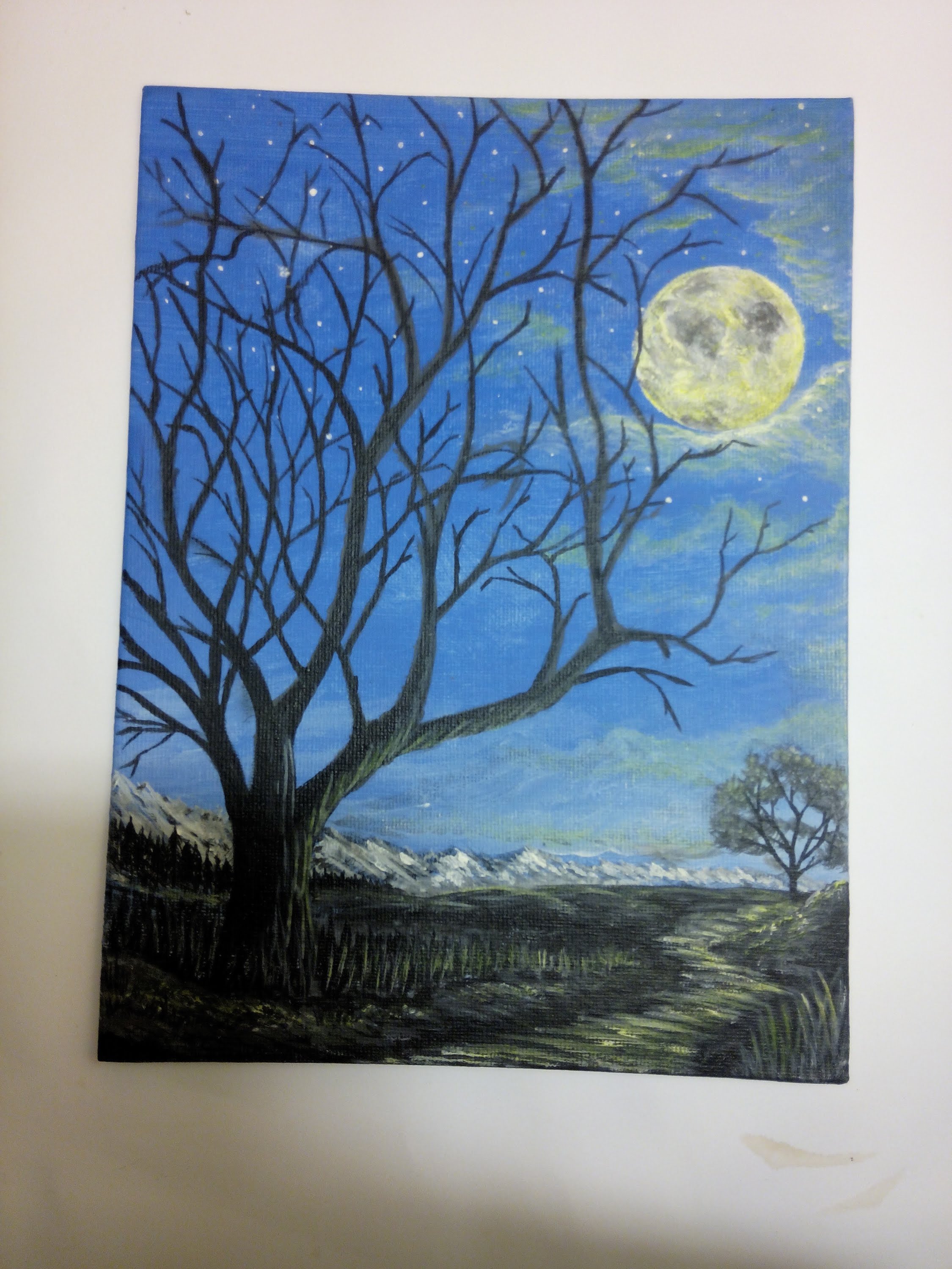 2250x3000 Acrylic Painting Book Cover Used Flourescent Yellow - Book Cover Painting