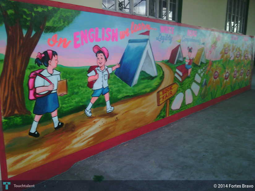 825x618 Fortes Bravo - Book Fair Painting