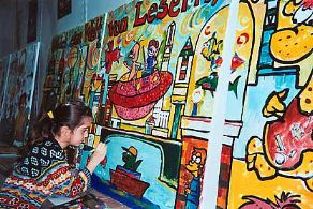 313x209 Frankfurt Book Fair - Book Fair Painting