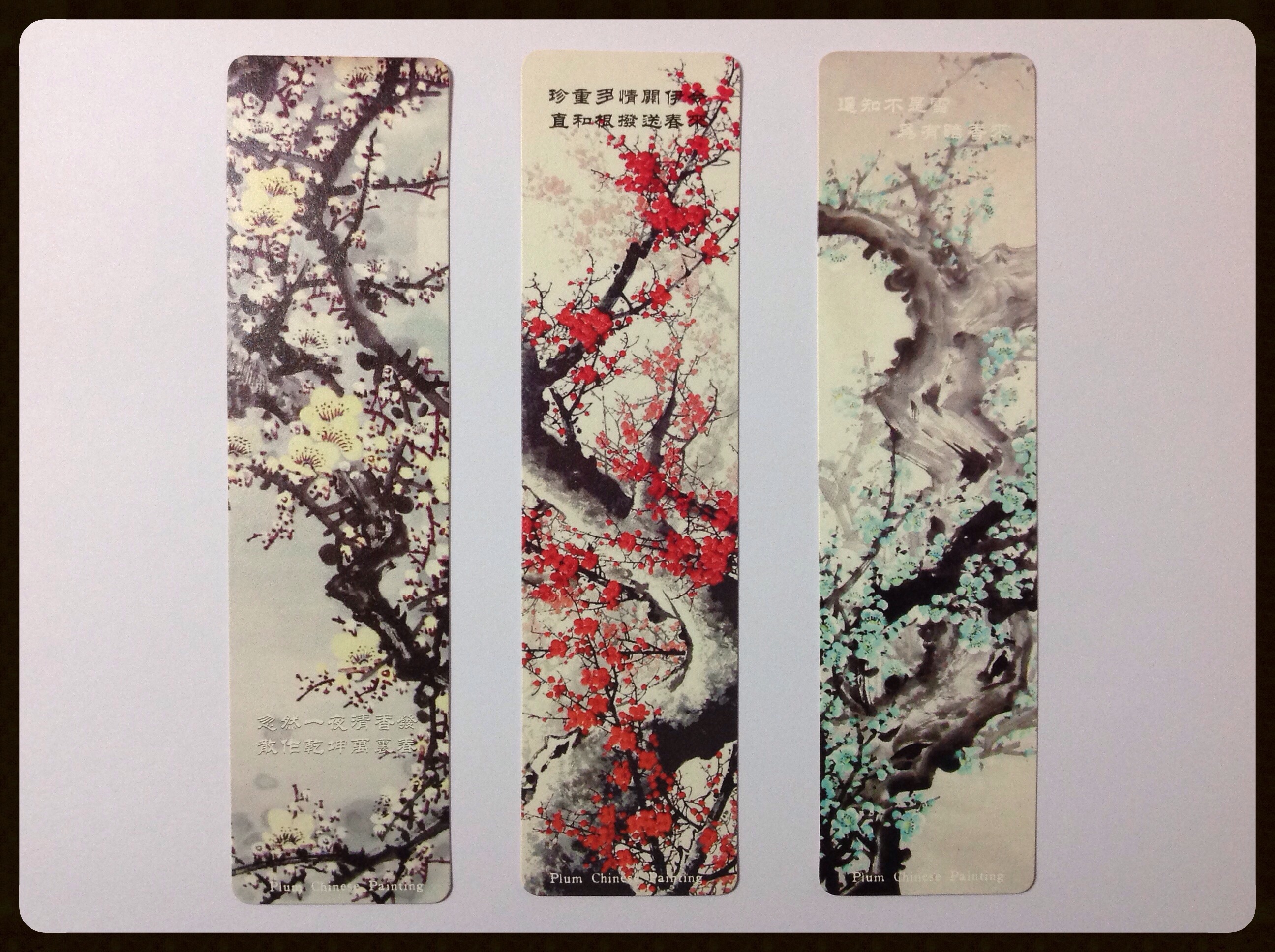 2592x1936 Plum Chinese Painting Cherie's Bookmark Collection - Bookmark Painting