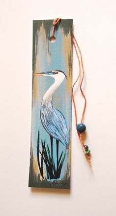 236x437 Skyscape Watercolour Bookmark, Handpainted, Pagemarker, Original - Bookmark Painting