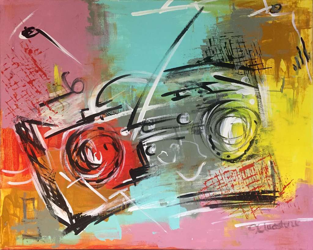 1024x816 Paintings Goodtobeglad - Boombox Painting