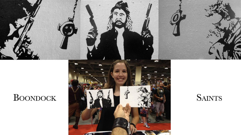 1024x575 Boondock Saints Paintings By Kristalstittle - Boondock Saints Painting