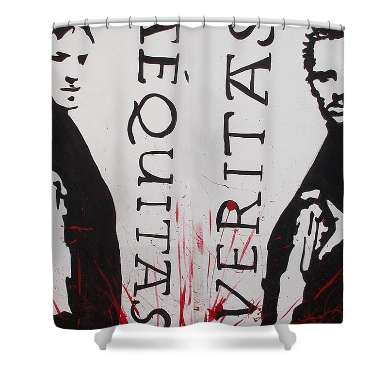 800x800 Boondock Saints Whole Shower Curtain For Sale By Marisela Mungia - Boondock Saints Painting
