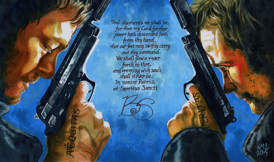 1080x639 Boondock Saints Art Of Ken Meyer Jr. Online Store Powered By - Boondock Saints Painting
