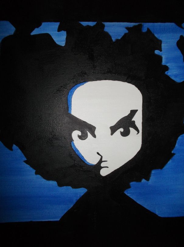605x809 Painting 013 Paintings And Illustrations - Boondocks Painting