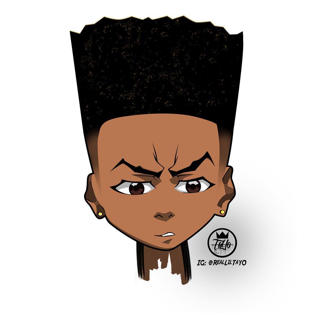 1080x1080 Realliltayo (@liltayo) Instagram Photos And Videos - Boondocks Riley Painting