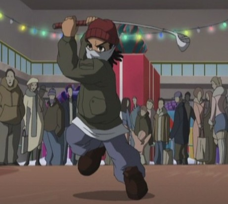 461x412 Riley Freeman Christmas Specials Wiki Fandom Powered By Wikia - Boondocks Riley Painting