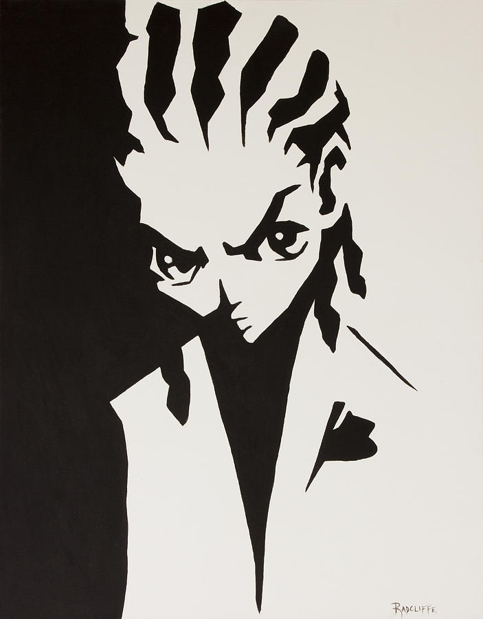 703x900 Riley Painting By Travis Radcliffe - Boondocks Riley Painting