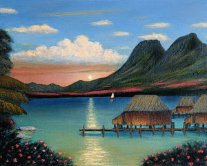 300x240 Bora Bora Paintings Fine Art America - Bora Bora Painting