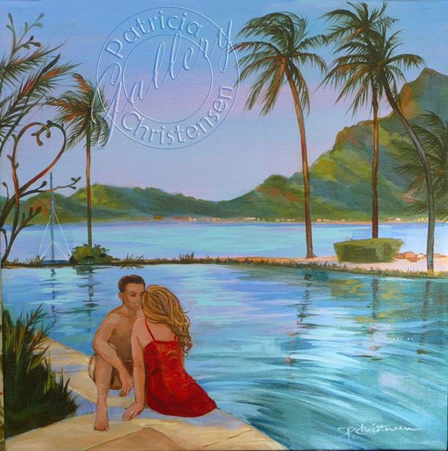 645x650 Private Profile Page - Bora Bora Painting