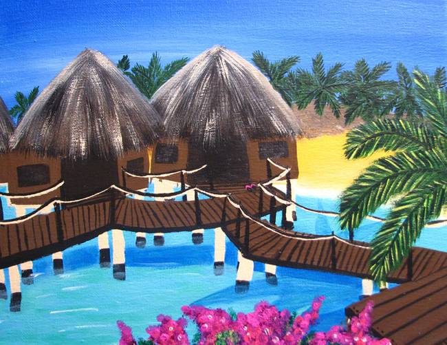650x501 Stunning Bora Bora Painting Reproductions For Sale On Fine Art - Bora Bora Painting