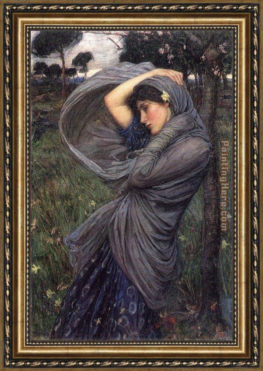 528x743 John William Waterhouse Boreas Framed Painting For Sale - Boreas Painting