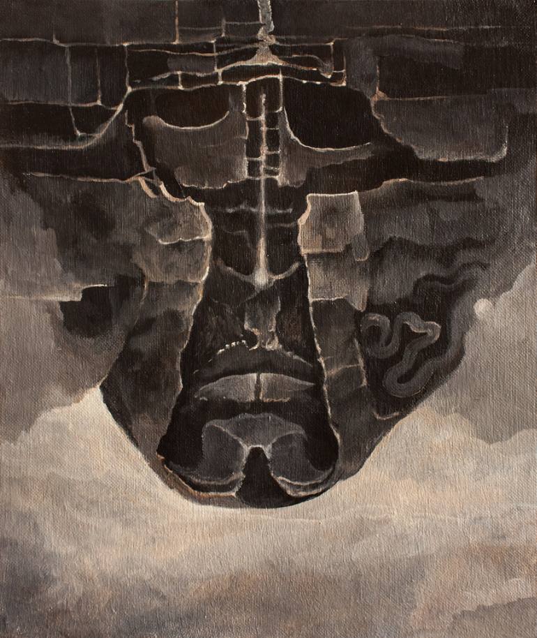 770x914 Saatchi Art Boreas Painting By Vladimir Chebakov - Boreas Painting