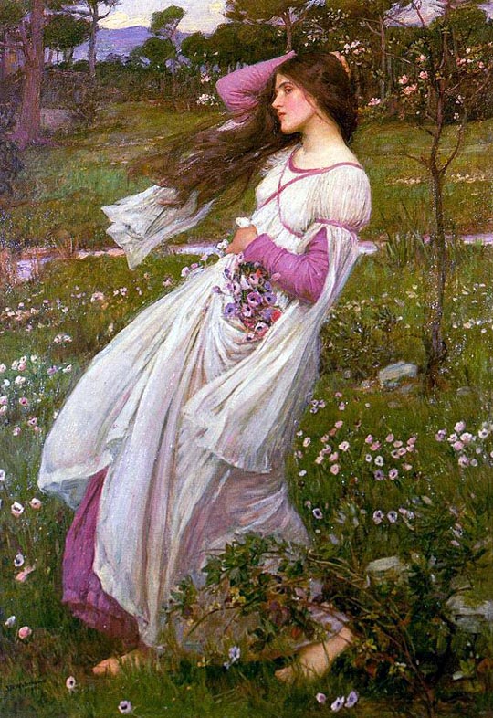 540x786 The Winds Of Waterhouse Pre Raphaelite Sisterhood - Boreas Painting