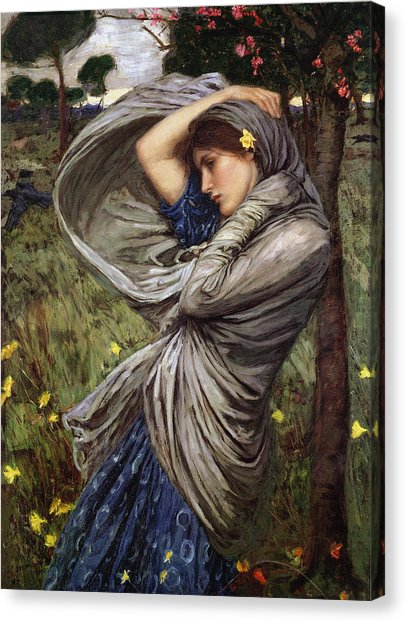 406x622 Boreas Painting By John William Waterhouse - Boreas Painting