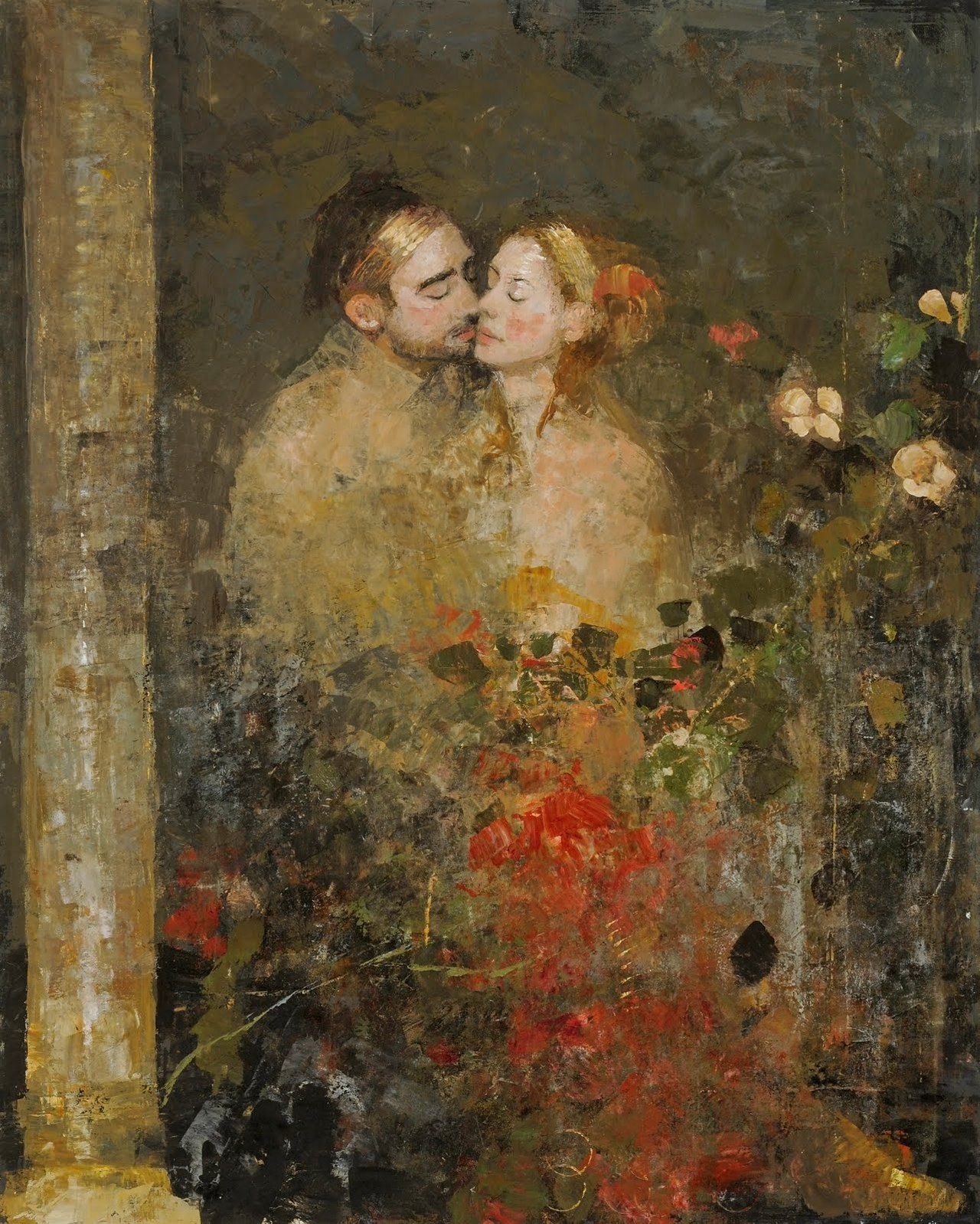 1280x1598 The Kiss - Borg Painting