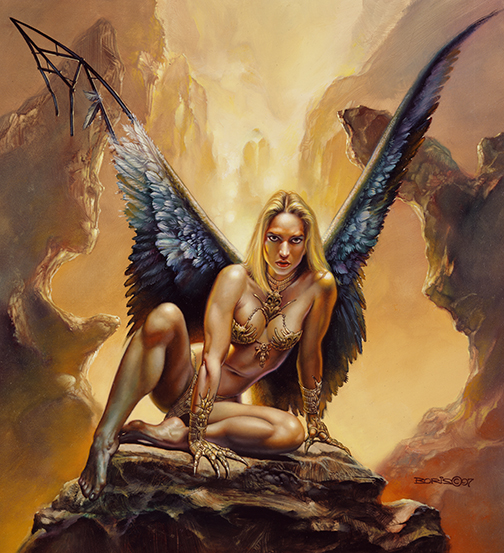 504x553 Broken Wing - Boris Vallejo Painting
