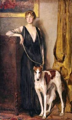 236x392 413 Best Borzoi Images On Greyhounds, Russian - Borzoi Painting