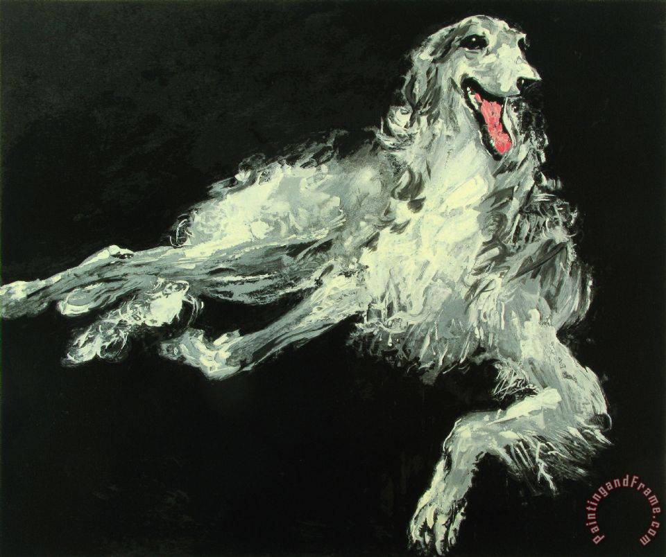 960x804 Leroy Neiman Borzoi Painting - Borzoi Painting