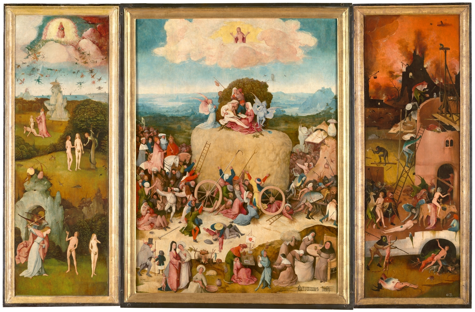 1920x1261 The Haywain Triptych - Bosco Painting
