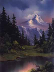 216x285 Like In A Bob Ross Painting . - Boss Ross Original Painting