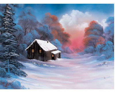 414x326 Winter Glow - Boss Ross Painting