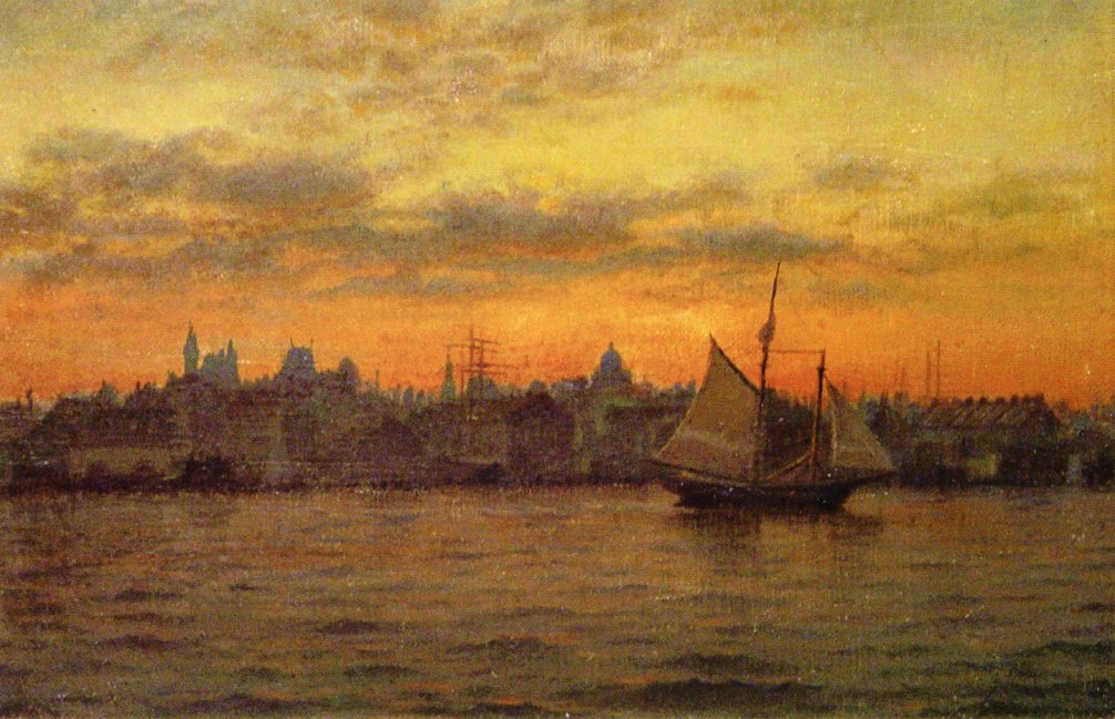 1006x649 Boston Harbor - Boston Harbor Painting