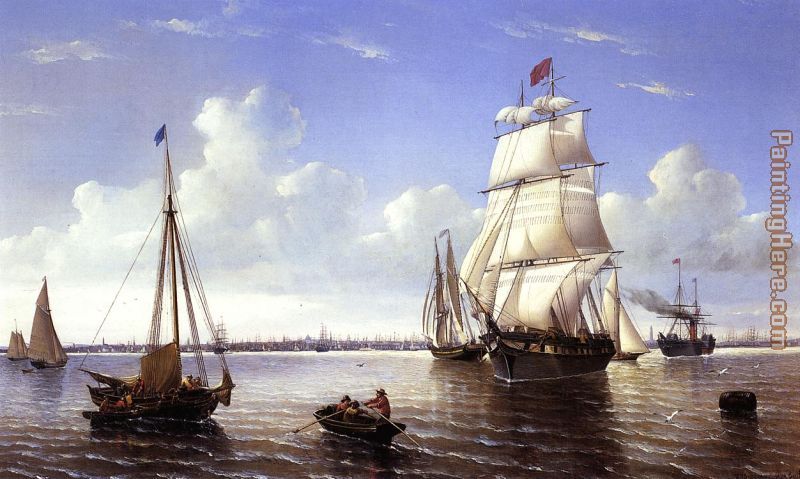 800x479 William Bradford Boston Harbor Painting Anysize 50% Off - Boston Harbor Painting