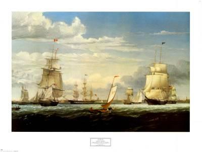 400x302 Boston Harbor, 1853 Art Print By Fitz Hugh Lane - Boston Harbor Painting