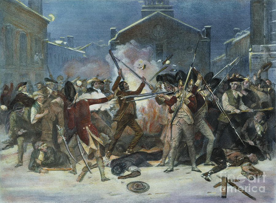 900x663 Boston Massacre Photograph By Granger - Boston Massacre Painting