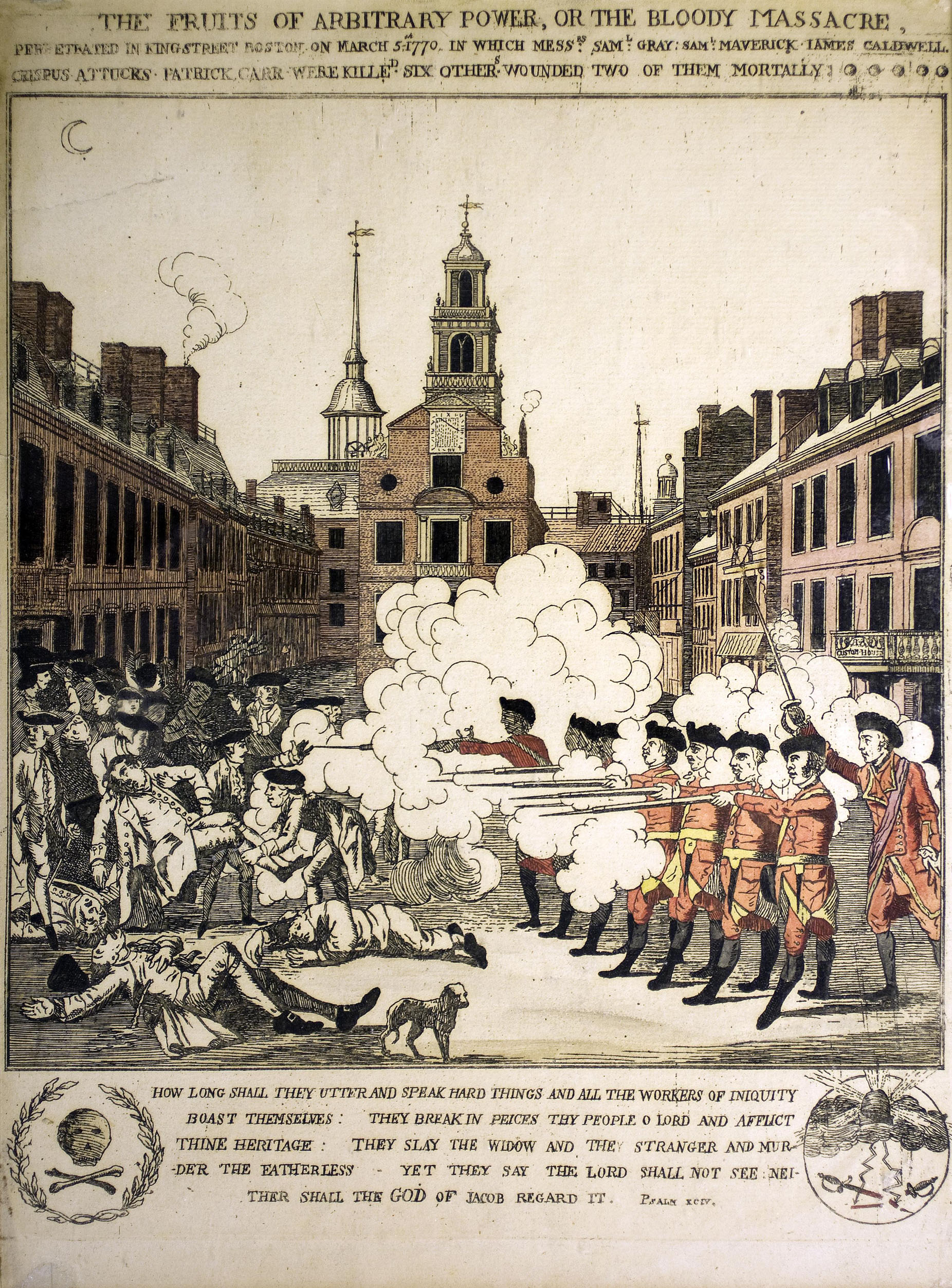 1852x2504 Henry Pelham, Boston Massacre - Boston Massacre Painting