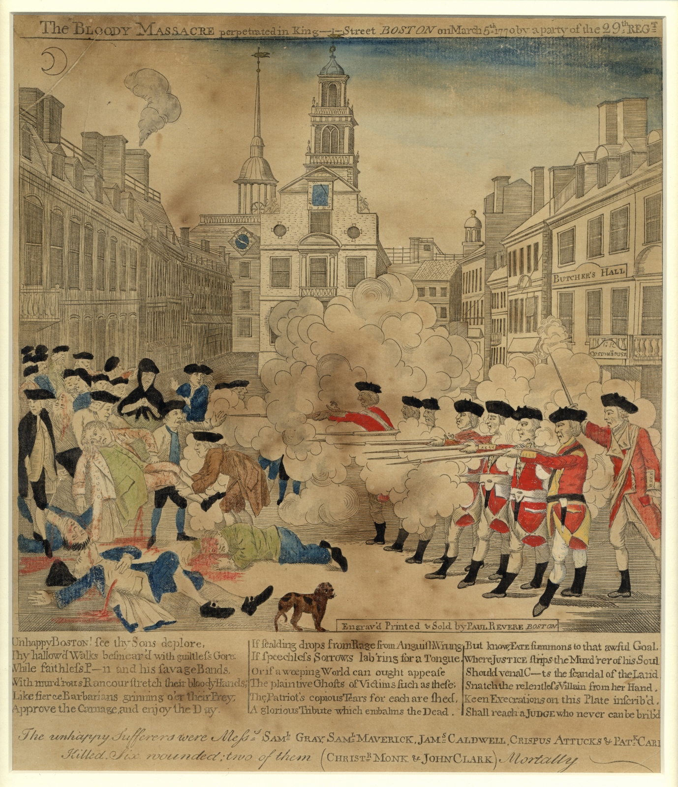 1378x1600 The Bloody Massacre Perpetrated In King - Boston Massacre Painting
