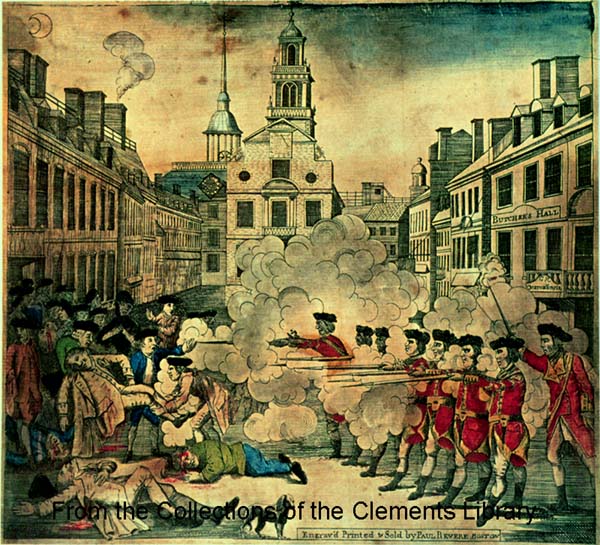 600x545 Ballstonapush [Licensed For Non Commercial Use Only] The Bloody - Boston Massacre Painting