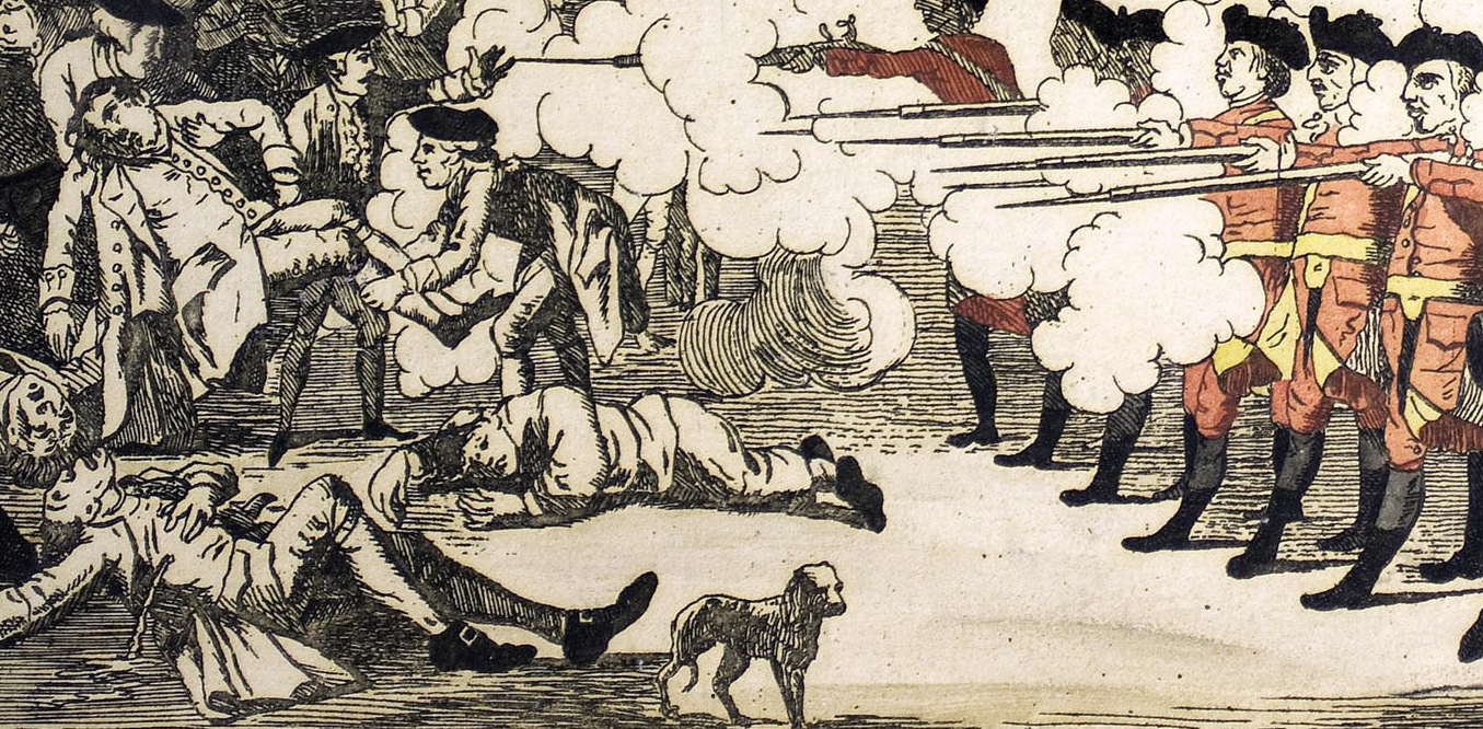 1355x666 An Eye Witness To The Boston Massacre. An Armchair Academic - Boston Massacre Painting