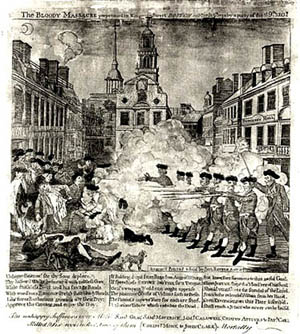 300x334 Boston - Boston Massacre Painting