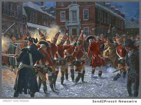600x450 Boston 1775 When I Paint My Massacre - Boston Massacre Painting