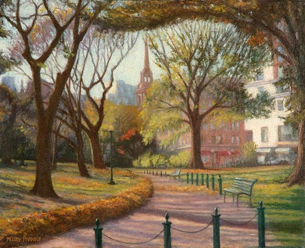 600x488 Melody Phaneuf Melodytheartist's Weblog - Boston Oil Painting