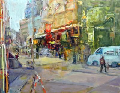 400x310 Suzanne Hodes Solo Oil Paintings Of Nyc - Boston Oil Painting