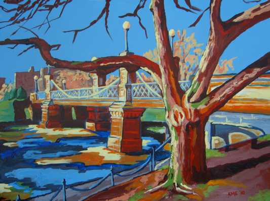 533x398 New Painting Boston Garden In Color - Boston Painting