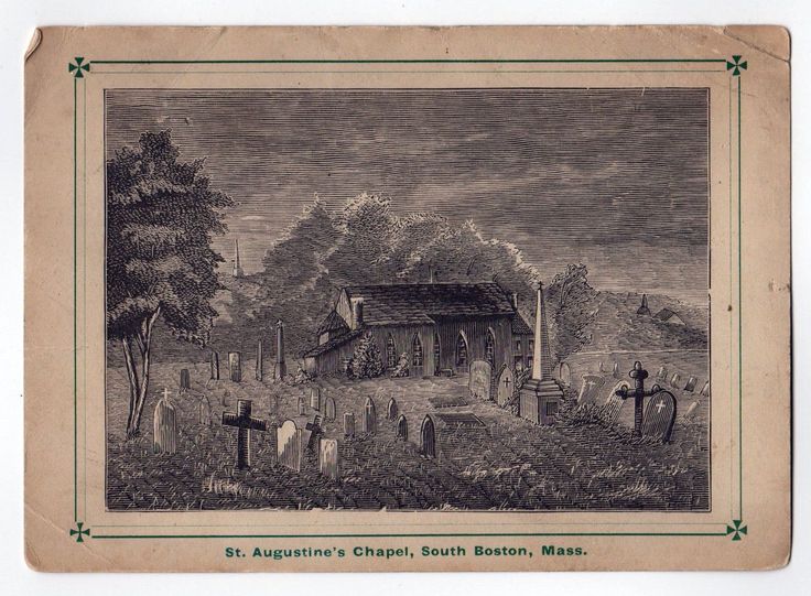 736x541 Gate Of Heaven Amp Saint Brigid Parishes St. Augustine Chapel 200th - Boston Painting St Augustine