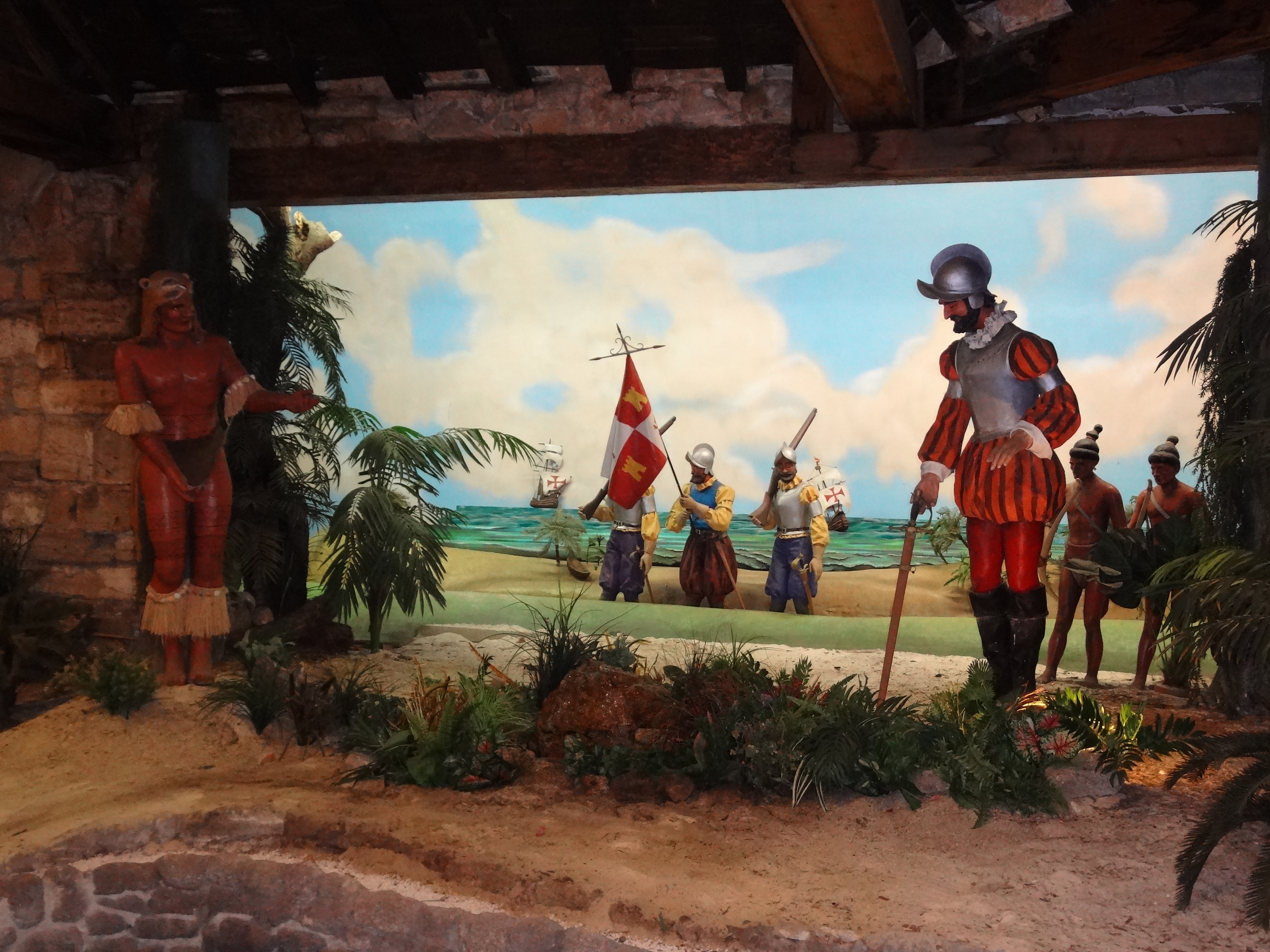 4608x3456 The Founding Of St. Augustine By Francisco Lopez De Mendoza - Boston Painting St Augustine