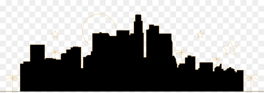 900x320 Hollywood Skyline Silhouette - Boston Skyline Silhouette Painting