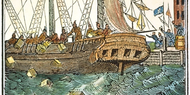 660x330 Boston And Bharat New Global Indian - Boston Tea Party Famous Painting