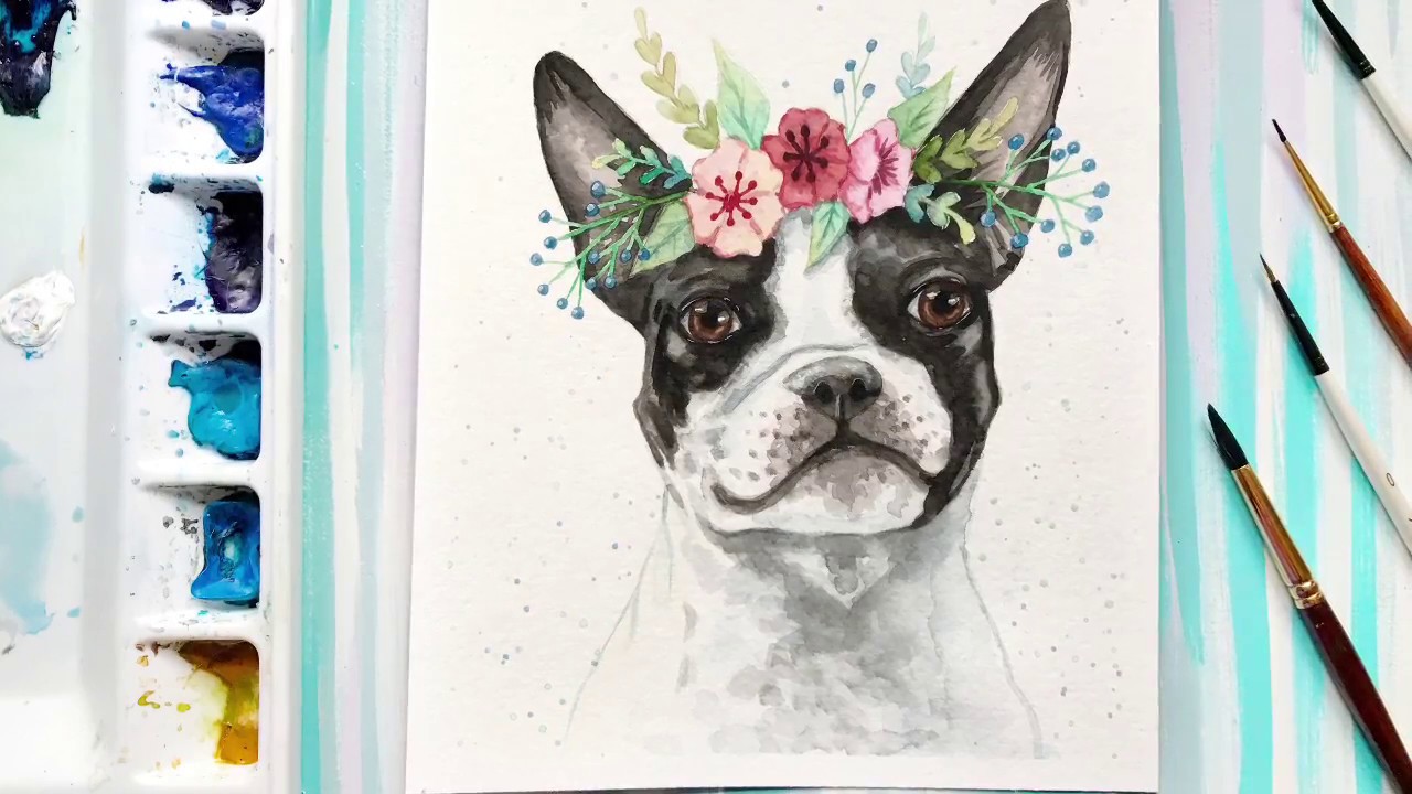 Boston Terrier Painting at Explore collection of