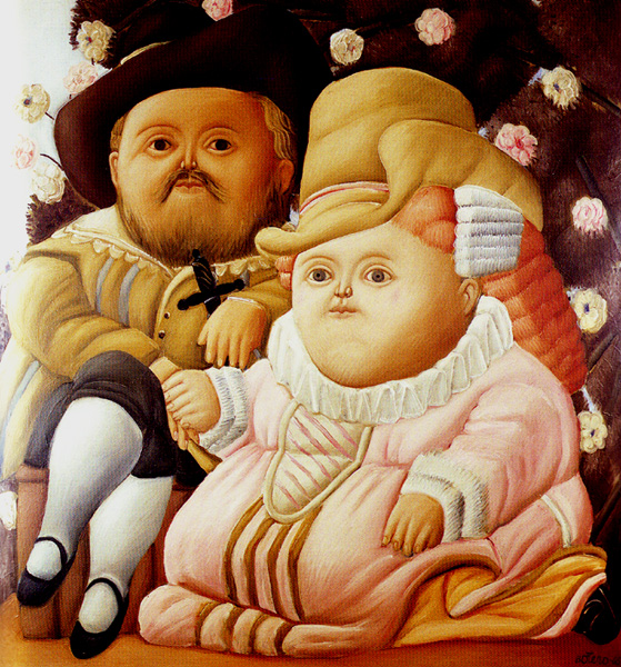 559x600 History Of Art Fernando Botero - Botero Painting