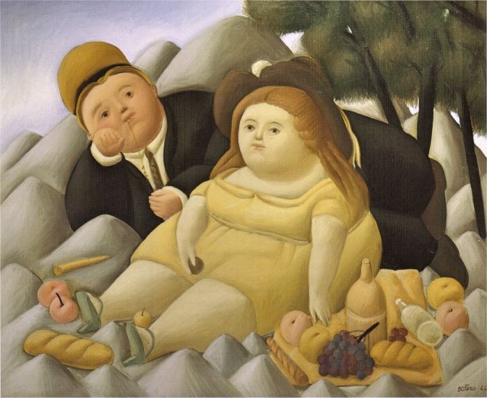 700x573 Paintings By Botero - Botero Painting