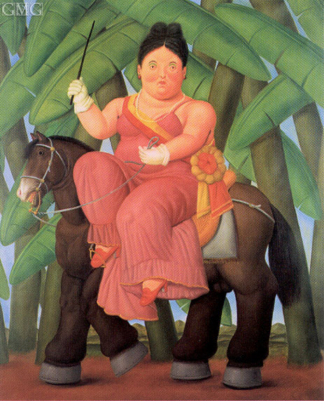 463x572 The First Lady Botero Painting Reproduction 4088 Topofart - Botero Painting