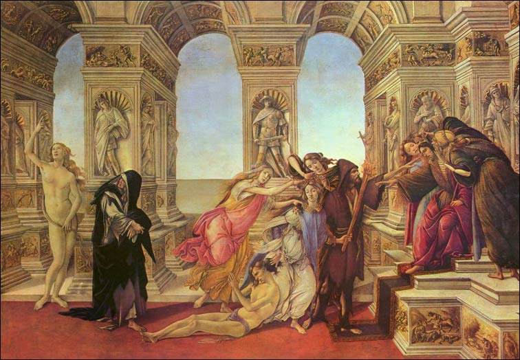 756x524 Sandro Botticelli Gallery - Botticelli Dante Inferno Painting